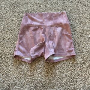 Pink Camo Buffbunny shorts